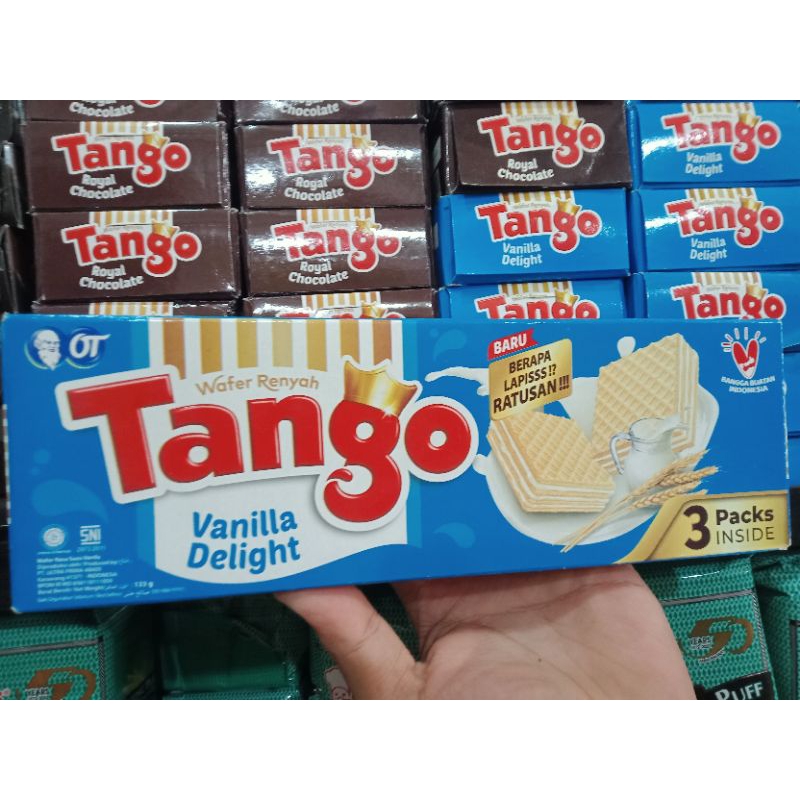 

Tango Wafer Renyah Rasa Vanilla 133gr