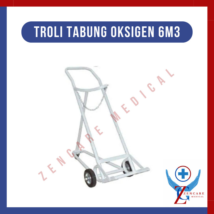 Troli Tabung Oksigen 6M3