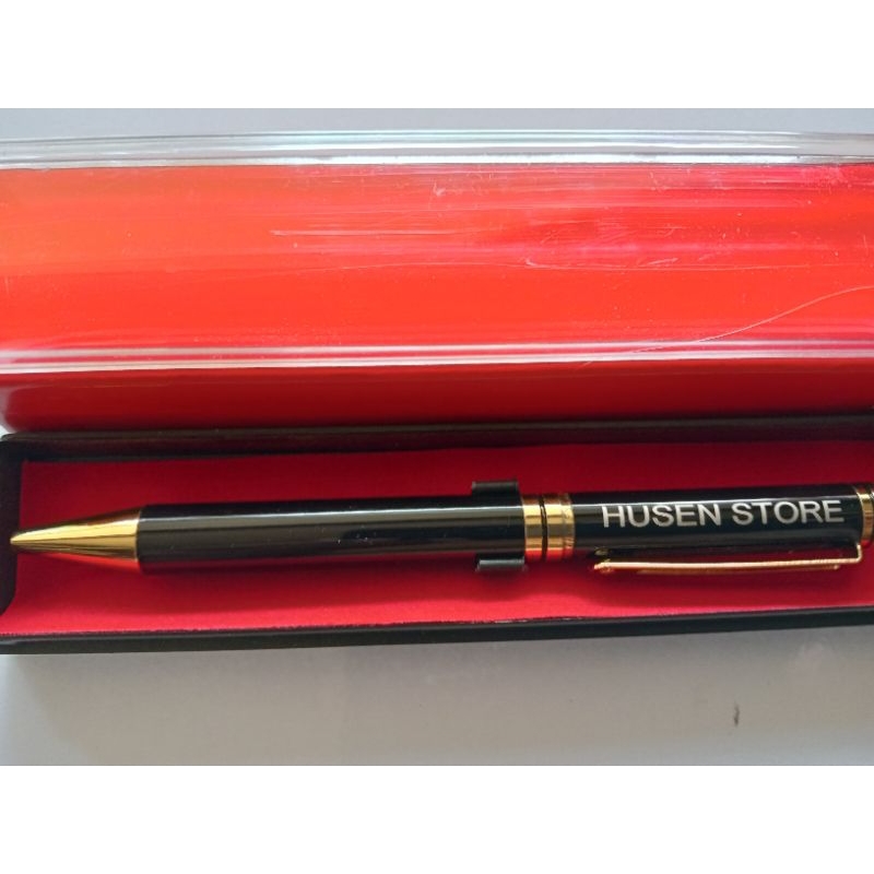 

[No Minimal] Pulpen Ballpoint Metal 915 Gravier+BoxMikaMerah
