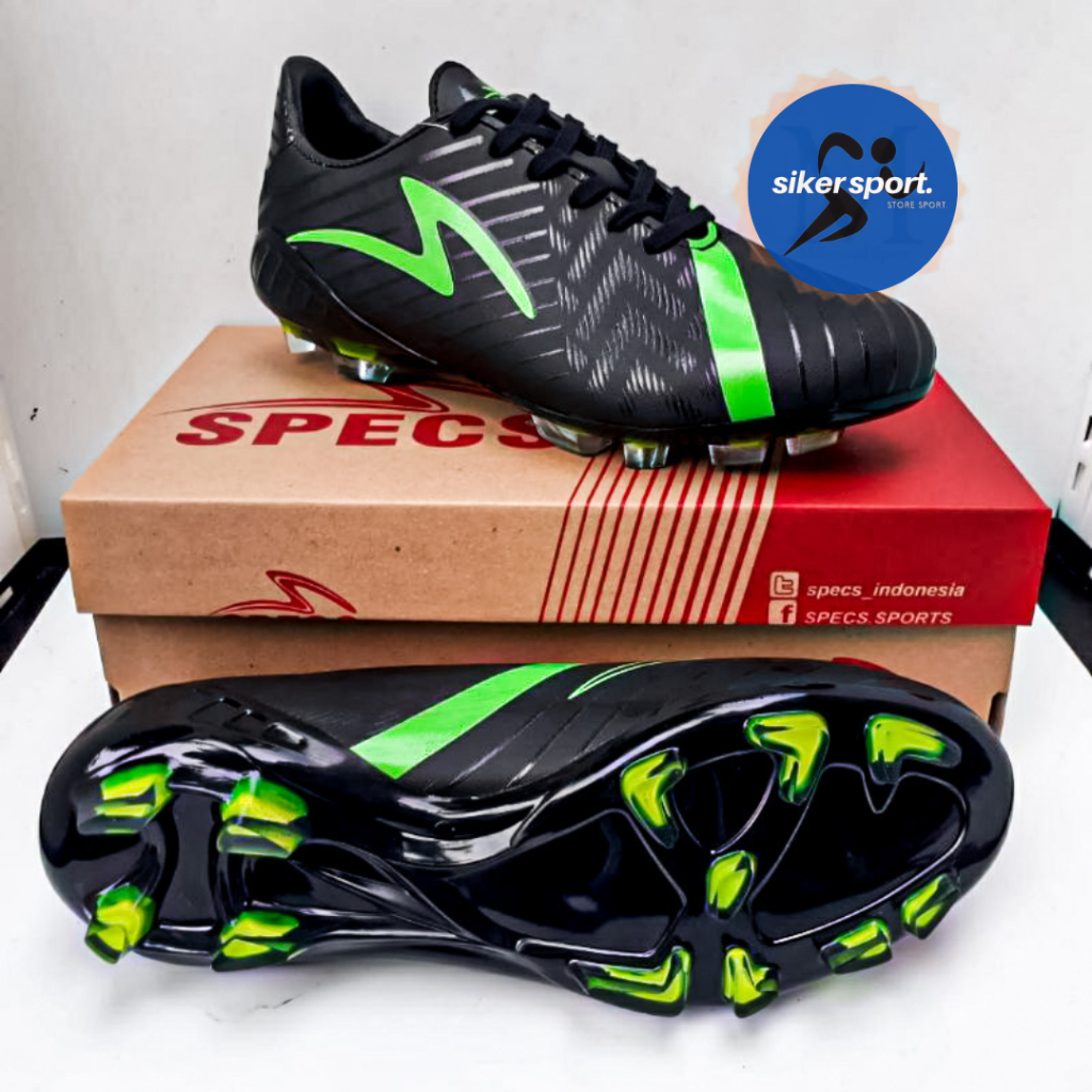 Sepatu Bola Specs Accelerator Slaz Pro Fg Hitam