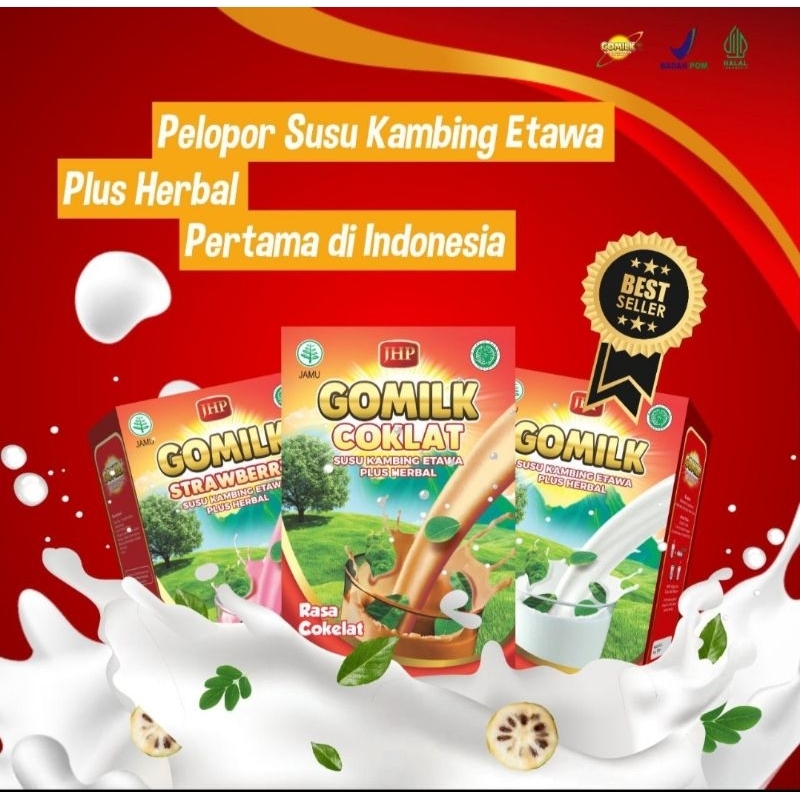 

[Bisa COD] GOMILK Susu kambing etawa