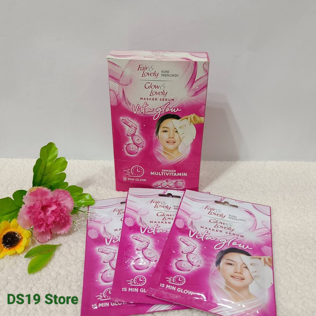 MASKER SERUM - Fair & Lovely Glow & Lovely Masker Serum Vita Glow 20gr