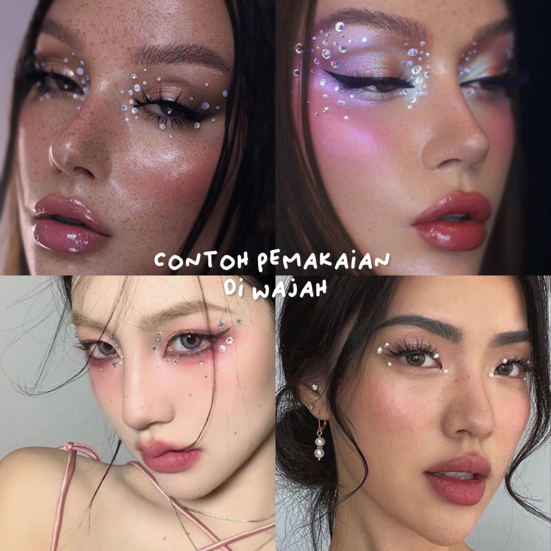 

STICKER DIAMOND 3D MINI & LARGE / FACE EYES STICKER / STICKER PRAKARYA