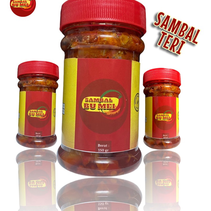 

Terkini SAMBAL TERI / SAMBAL 150GR / SAMBAL BU MEI / SAMBEL PEDES Kirim Langsung