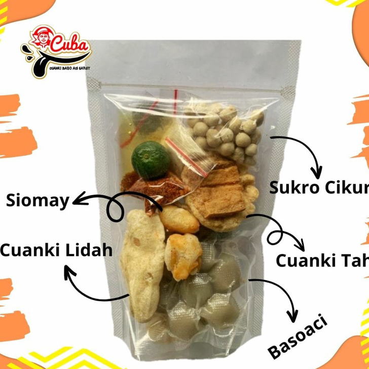 

Best Produk Baso Aci Instan Original, Isi Ayam, Isi Tetelan Daging, Cuanki Tulang Rangu Ayam Toping Cuanki Lidah Cuanki Tahu Geprek Sukro Cikur Khas Garut