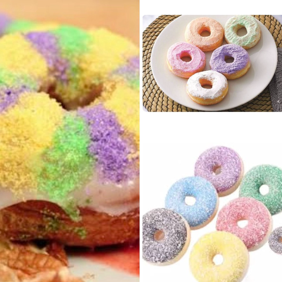 

➵➭✬ Gula Dingin Warna Warni 250gr HALAL / Gula Donat Mint / Dusting Sugar Donut REPACK Readystock