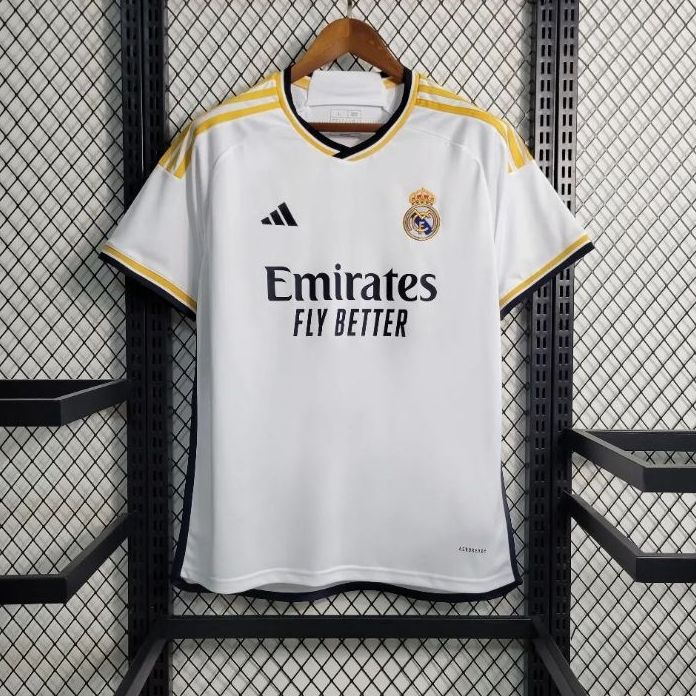 Terkini BAJU BOLA JERSEY BOLA JERSEY REAL MADRID HOME 2023 2024 GRADE ORIGINAL.