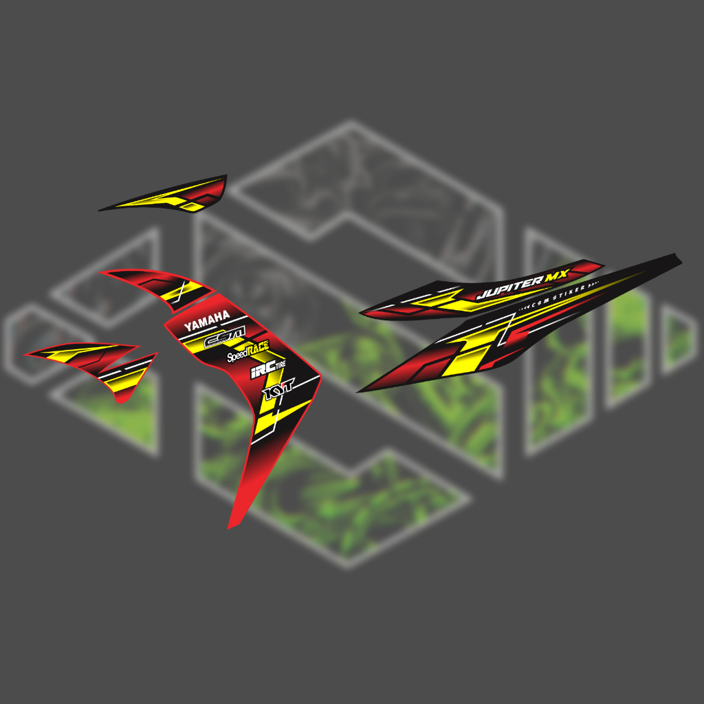 Stiker Motor Striping Variasi Yamaha MX OLD / Stiker Variasi MX Lama