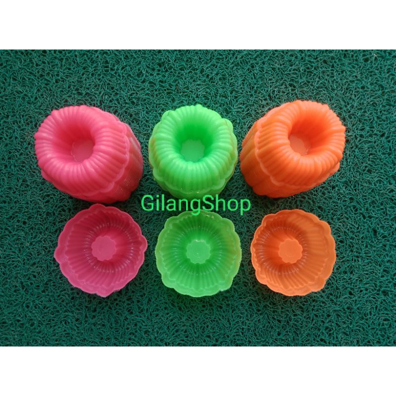 cetakan apem kukus putu ayu bulat rainbow