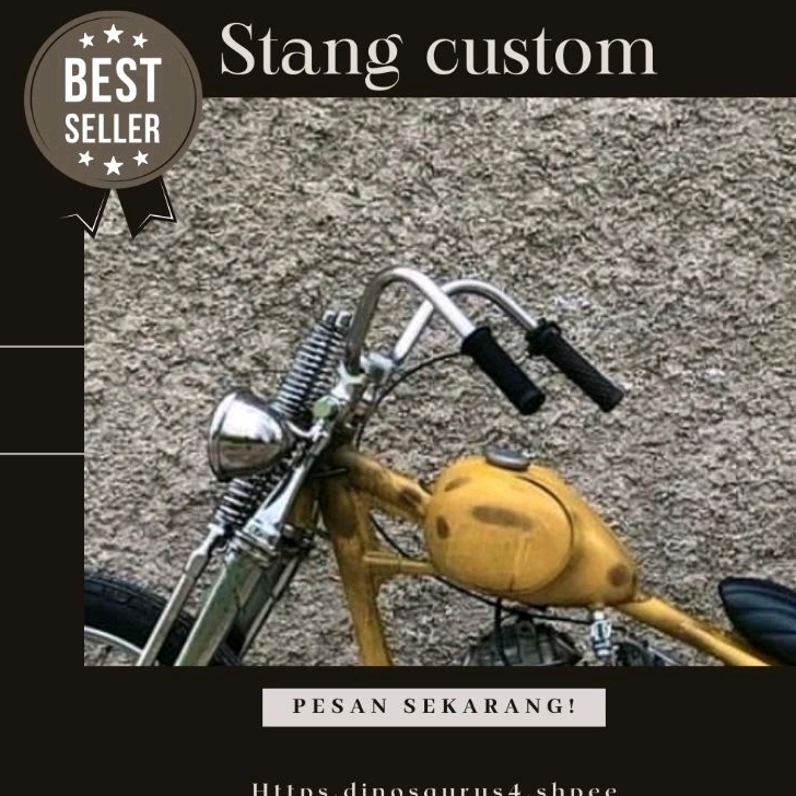 stang custom - stang motor custom , stang melengkung, setang kastem, stang British, stang bratstyle,