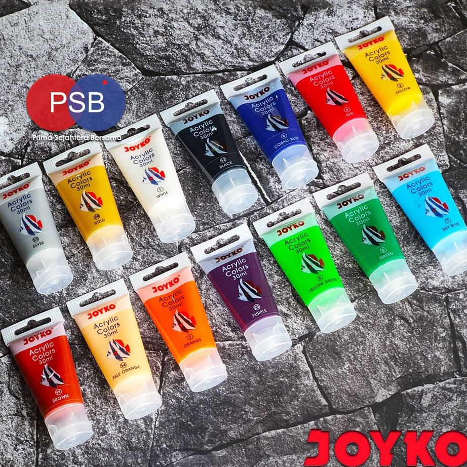 

Best Cat Akrilik Joyko 30 ml / Acrylic Paint / Cat Akrilik Murah 30 ml