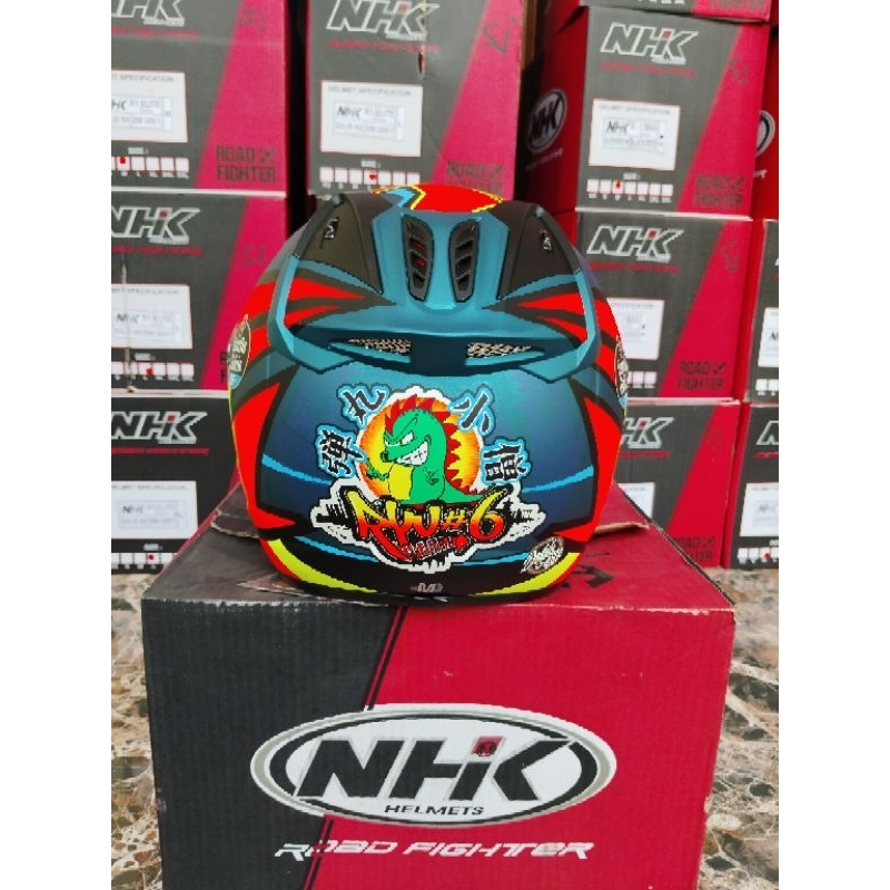 HELM R6 GP EDITION RYUSEI DRAK BLUE DOFF