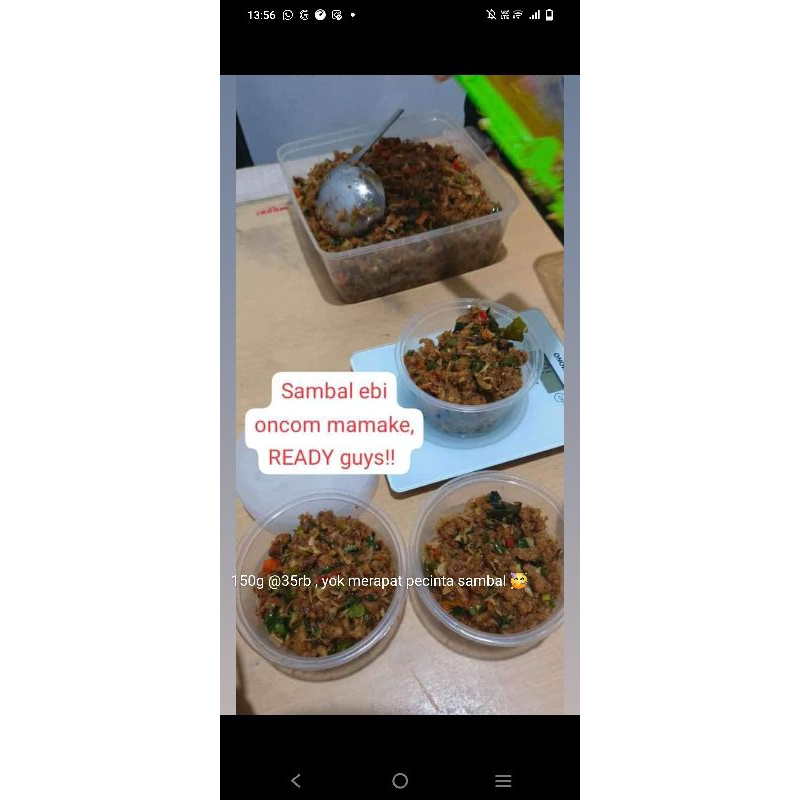 

sambal ebi oncom pedes menjerit mamake