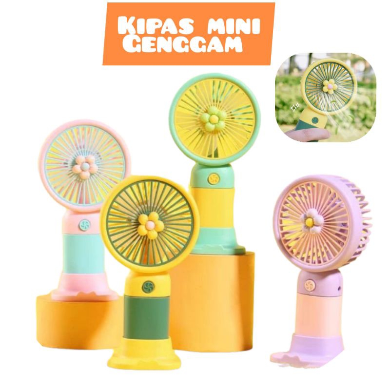 Kipas Mini Genggam/Kipas Angin Portable/Kipas Angin USB Portable/Kipas Genggam Karakter