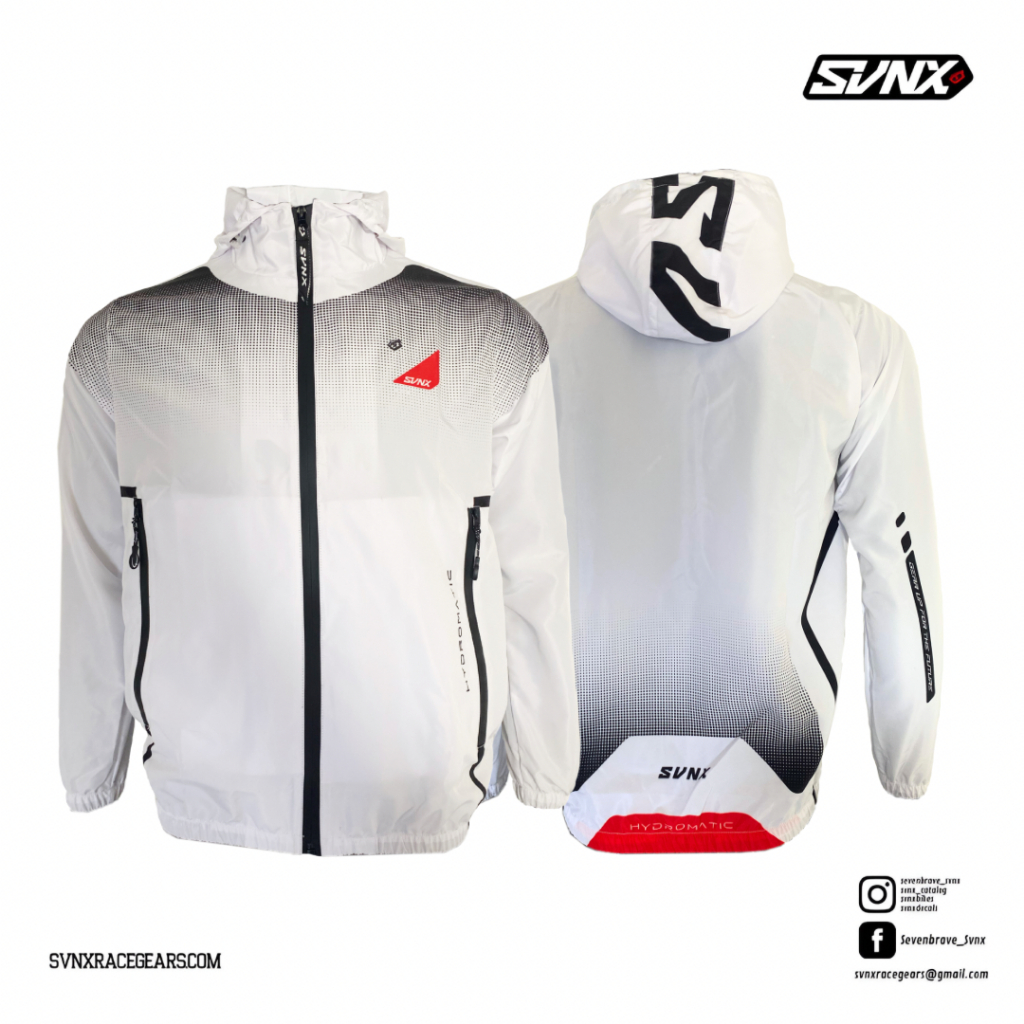 JAKET RUNNING SVNX WHITE SERIES