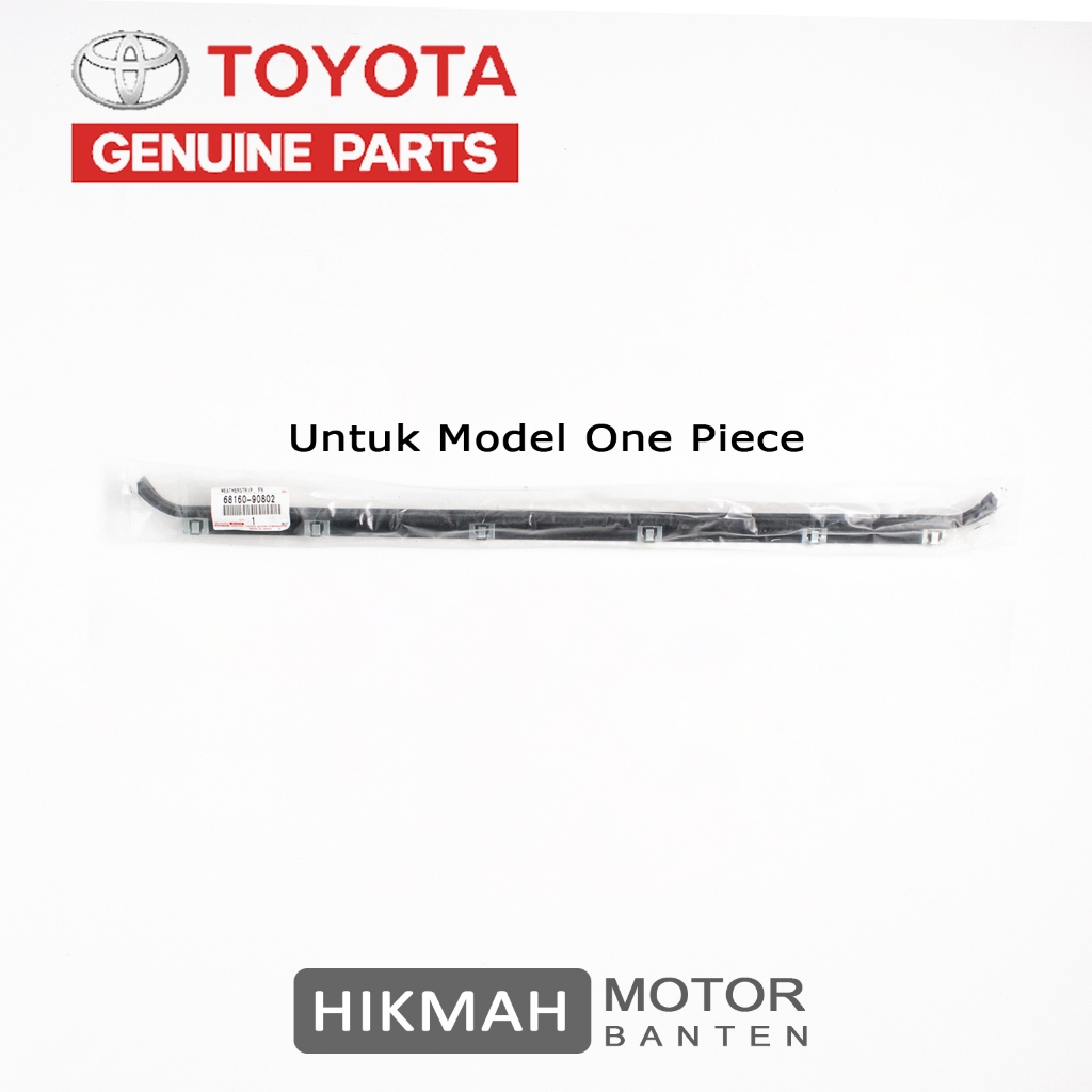 Pelipit Kaca Pintu Depan ONE PIECE bag LUAR atau Wheaterstrip Front Door Glass Outer Toyota Landcrui