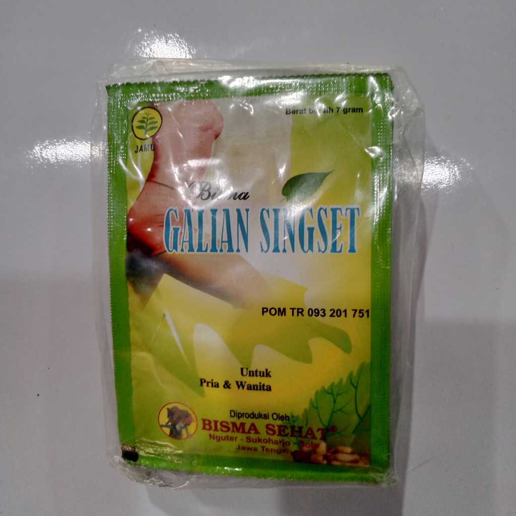 

Jamu Galian Singset / Peluntur Lemak cap Bisma 10 pcs