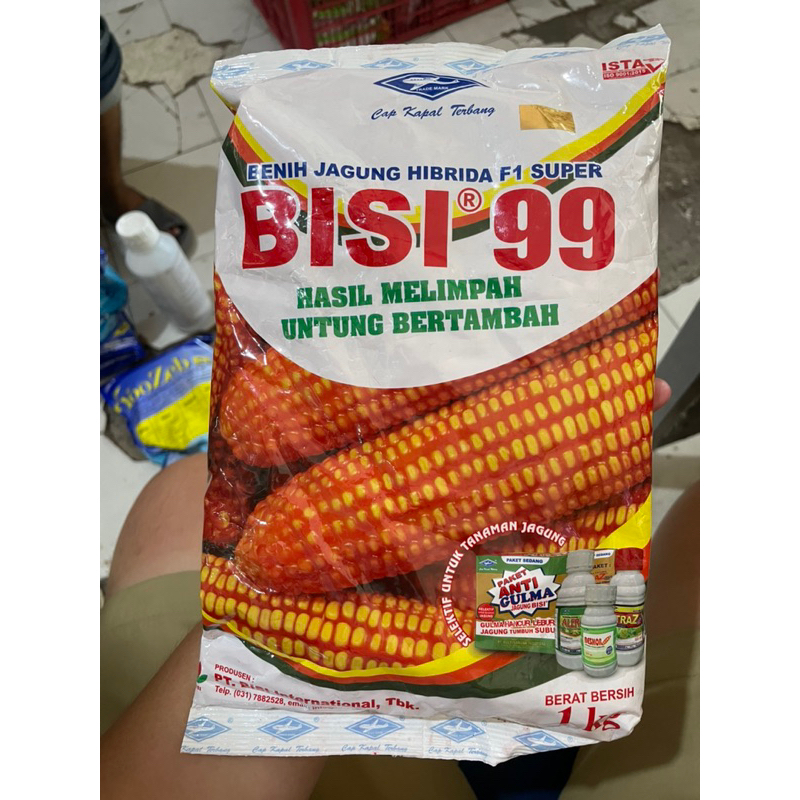 bibit jagung bisi 99 benih jagung kapal terbang bisi99 1kg exp 05/2025