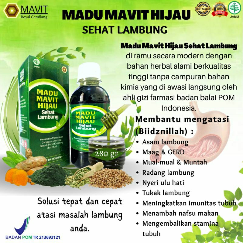 

Madu Mavit Hijau Lambung
