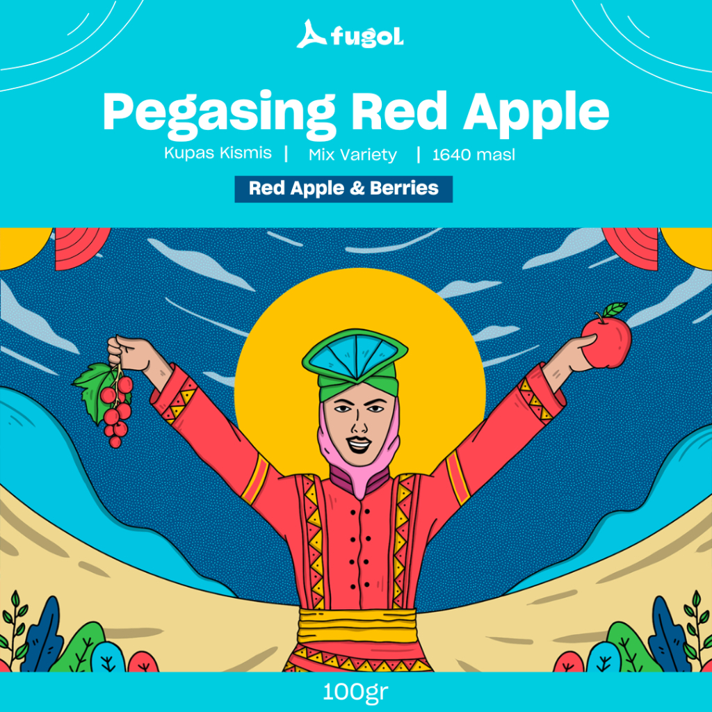 

Kopi Arabika ACEH GAYO PEGASING RED APPLE (100 gr) Single Origin Speciality Arabica Coffee Beans