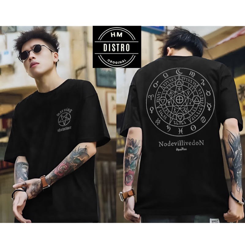 kaos distro lengan pendek samurai sakura / samurai burung l Geisha pedang / Geisha topeng