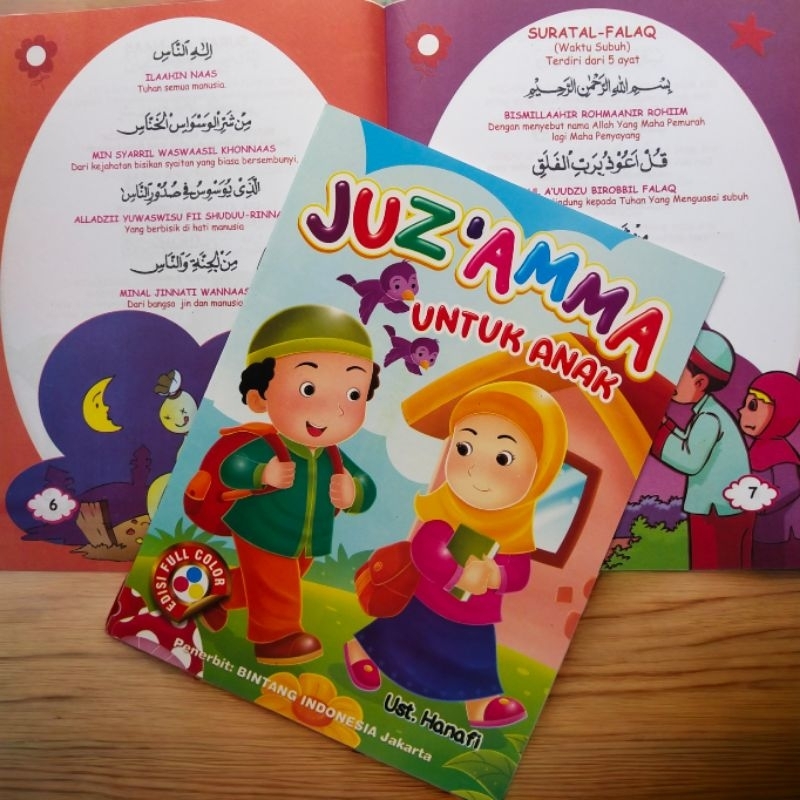 Buku Juz'amma Untuk Anak Muslim Ukuran Besar.