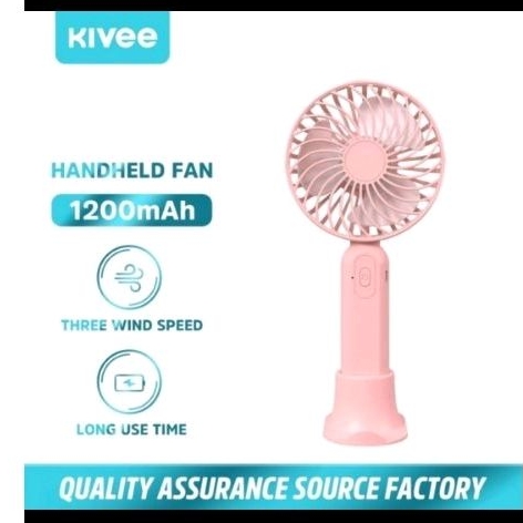 BASIKE KIVEE Kipas Angin Portabel Mini 1200 mAh Rechargeable Fan Tangan Handheld