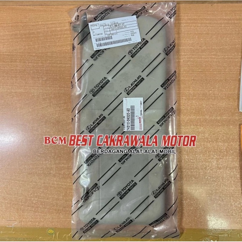 Sunvisor Depan Fortuner 2007 Ori
