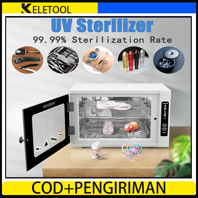 UV Sterilizer Box Disinfection Cabinet UV Ozon Kill Bakteri Covid Alat steril Salon Alat Medis Peral