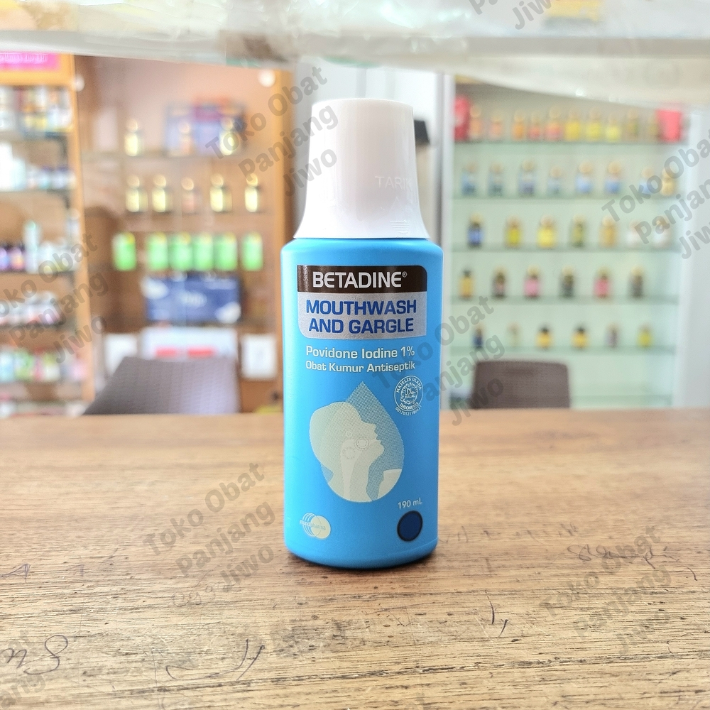 Betadine Mouthwash And Gargle 190ml - Betadine Kumur