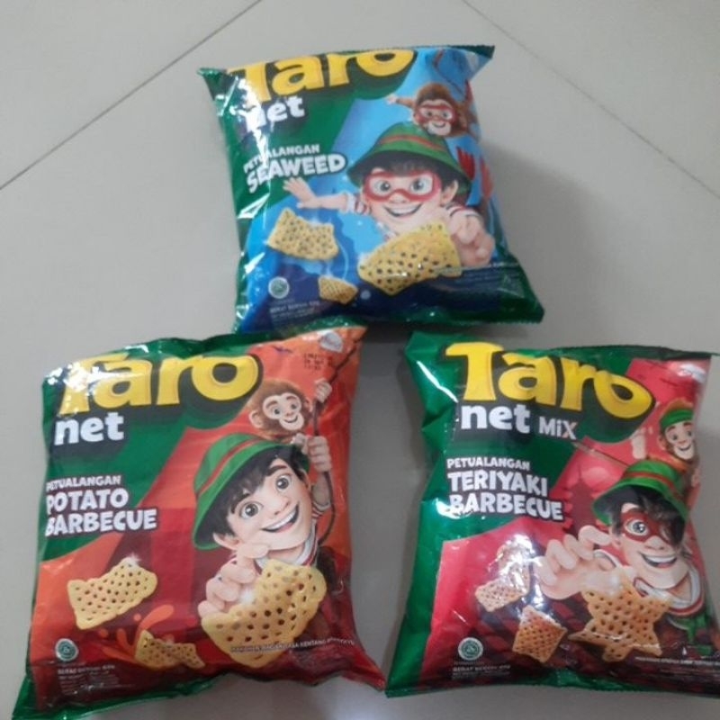 

snack taro net all varian uk 65gr harga termurah