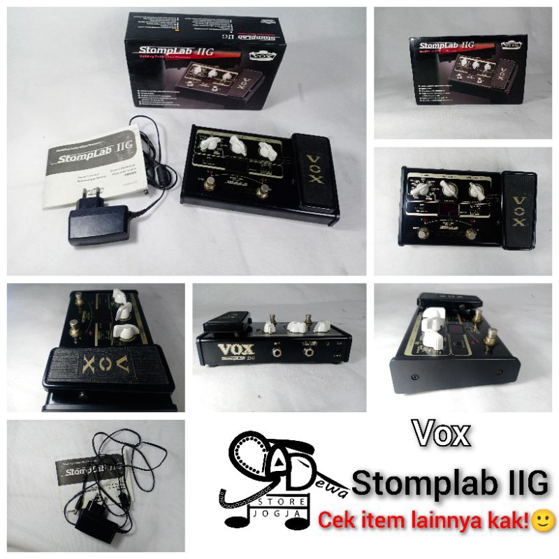 EFEK DIGITAL VOX STOMPLAB 2G MULTIEFEK STOMP LAB IIG MULTI EFEK II 2 G