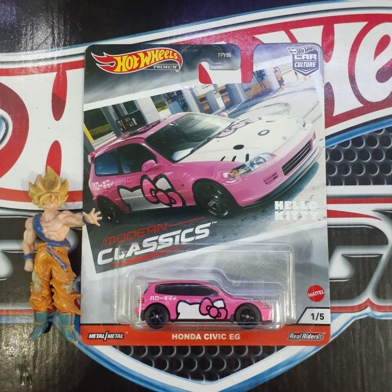 Hotwheels Honda civic EG hello kitty modern classic premium