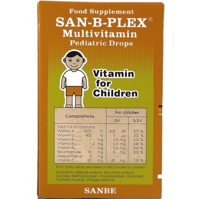 San B Plex Drop 15 ML - Vitamin Bayi dan Anak