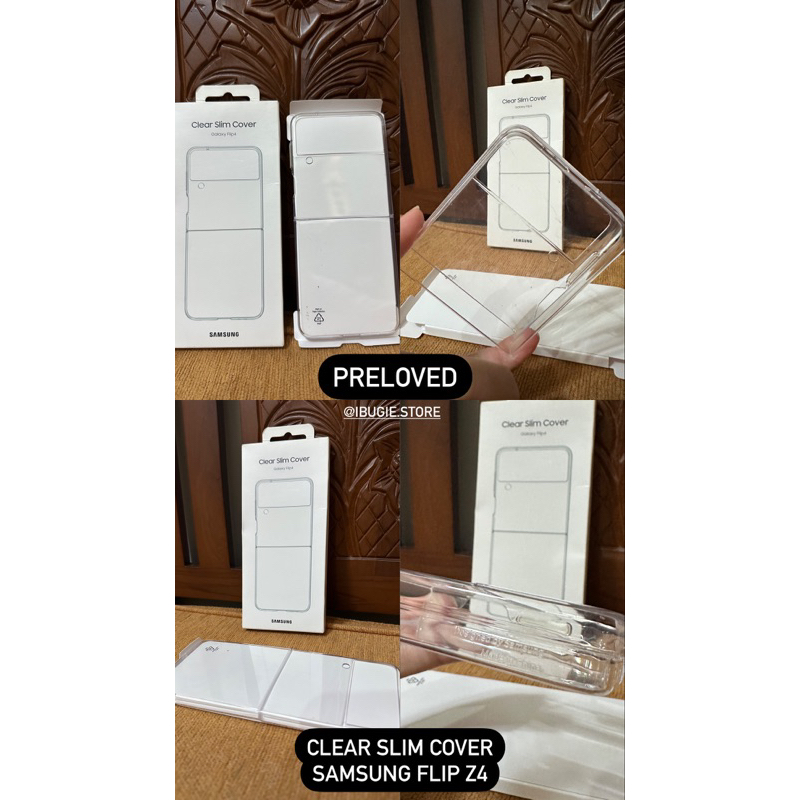 Preloved - Original Casing Samsung Galaxy Z Flip4 (Transparan)