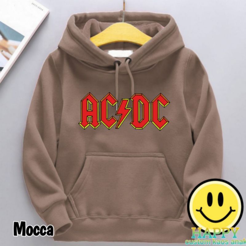 Hoodie anak Gambar logo AC DC