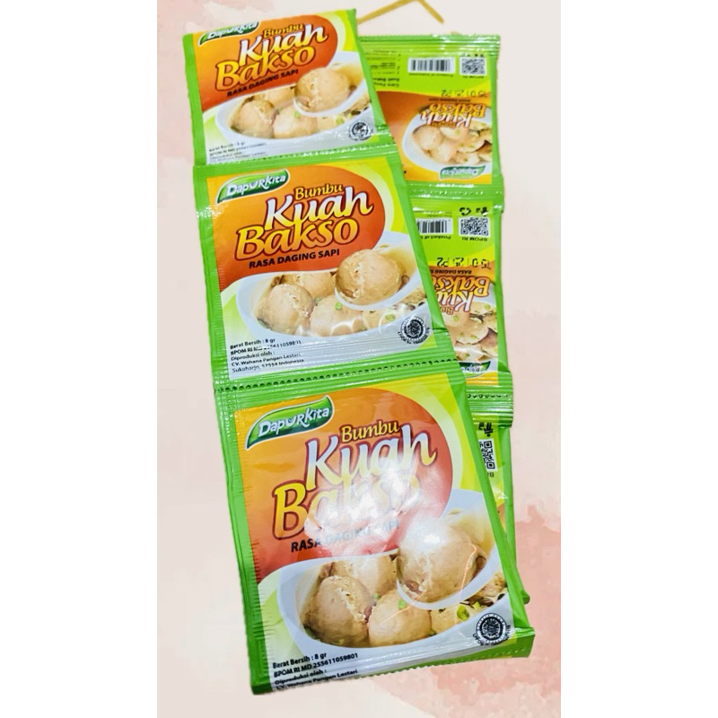 

kuah bakso renceng (12 pcs)