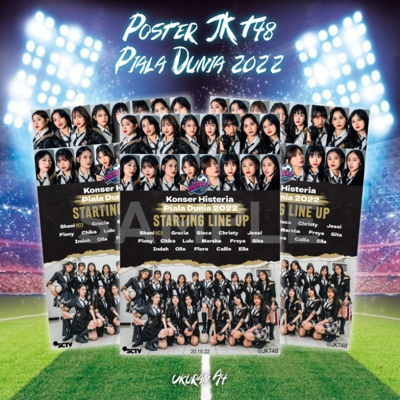 Poster JKT48 x Piala Dunia 2022