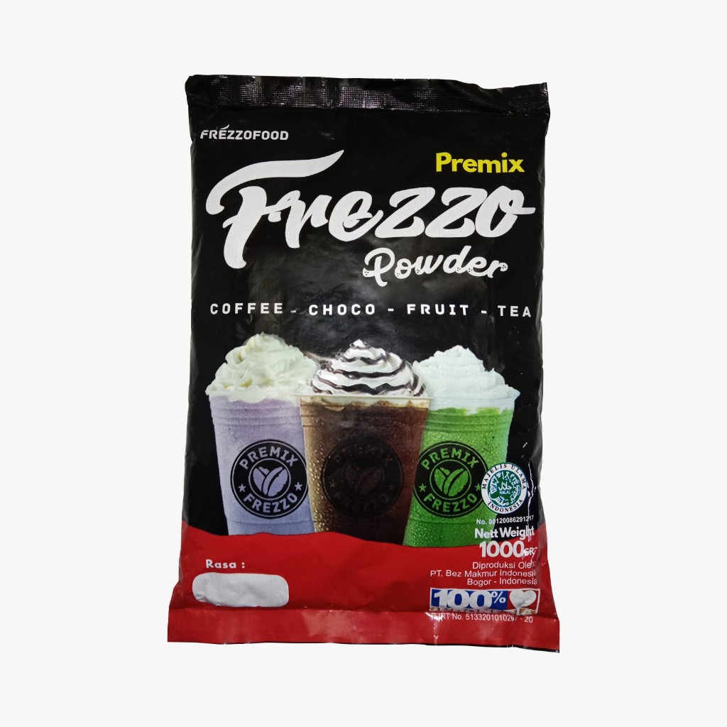 

Frezzo Powder Drink 1kg / Bubuk Minuman Rasa Varian Coklat / Rasa Choco Caramel, Choco Delvi, Choco Royal, Choco Kitkat, Choco Magnum, Cho Beng-beng, Cho Silverqueen