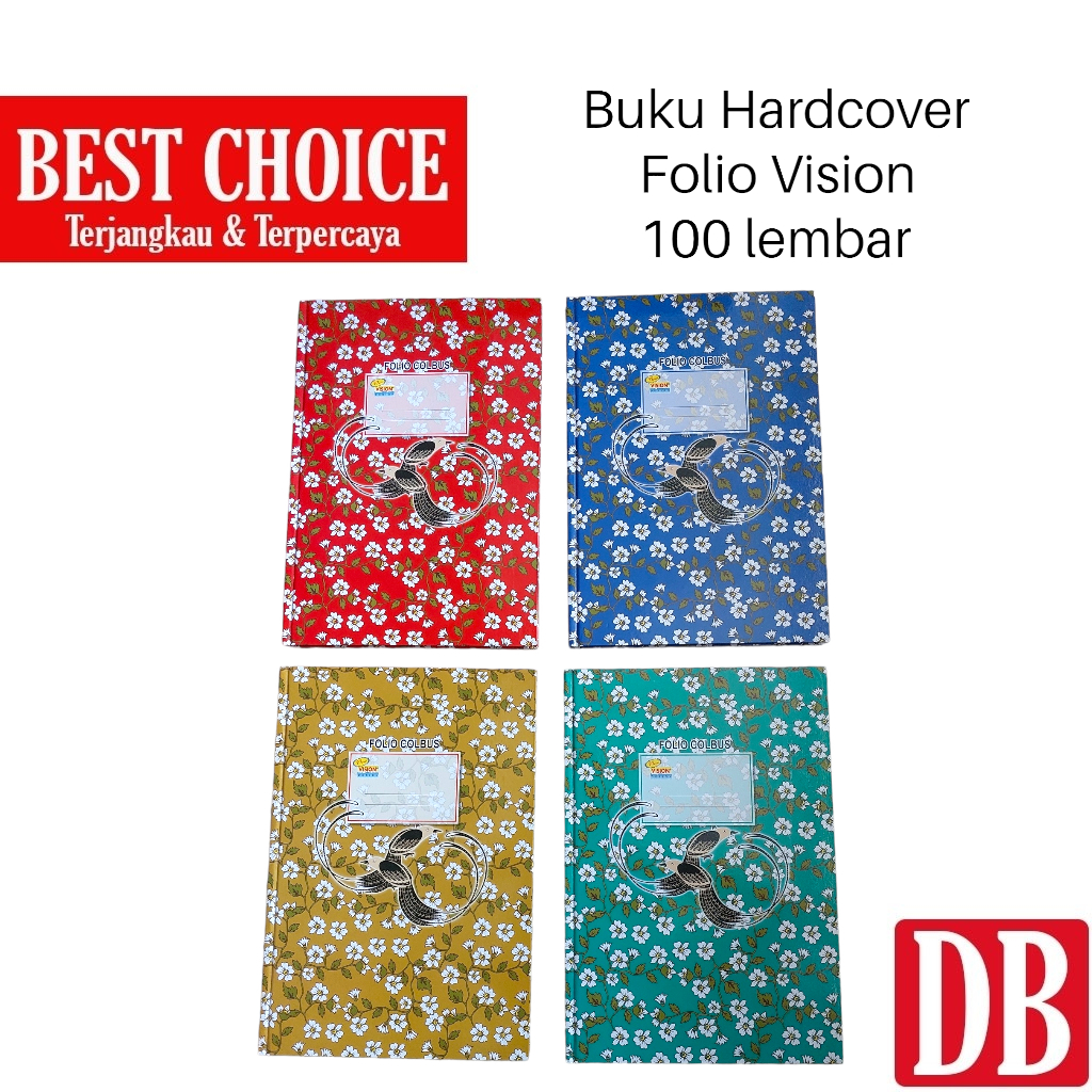 

Buku Folio Hardcover Vision 100 lembar (1 pcs)