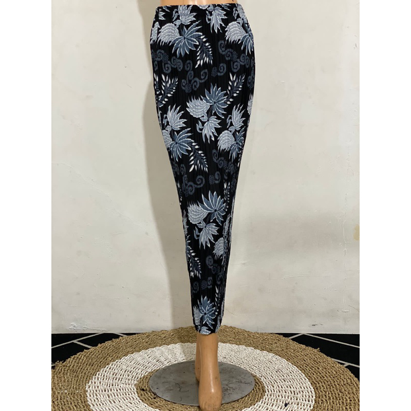 ROK PLISKET BATIK MOTIF KELAPA SILVER / ROK KEBAYA MODERN / ROK PRISKET BAWAHAN KEBAYA