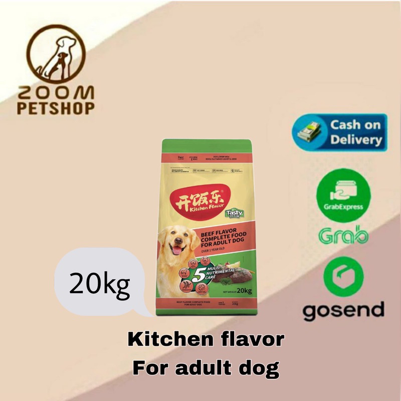 Kitchen Flavor Beef Flavor Complete Food for adult dog 20kg