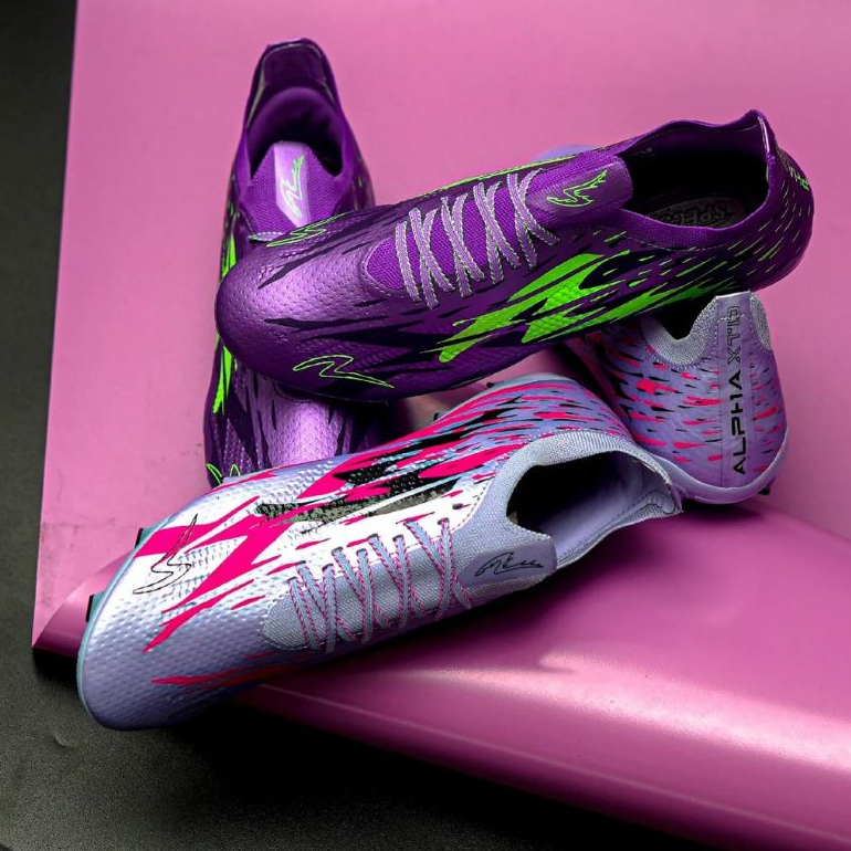 BIG SALE Sepatu Bola Specs Alpha XTD Pro Fg Lilac Blue Size 39-44 Asli Premium Terbaru 2026 Pria