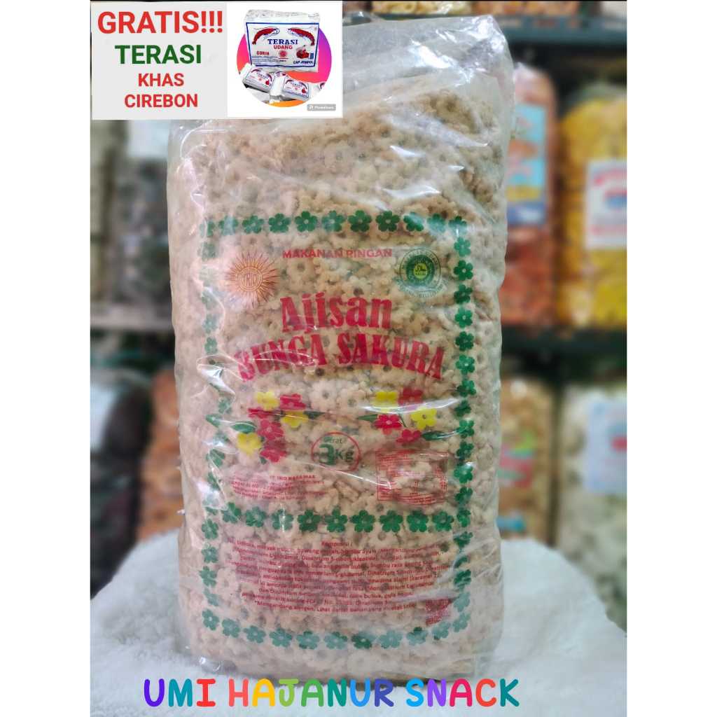 

(GRATIS TERASI) CEMILAN ANEKA RASA//500GRAM KUE SAKURA KEJU//SAKURA RIBUT