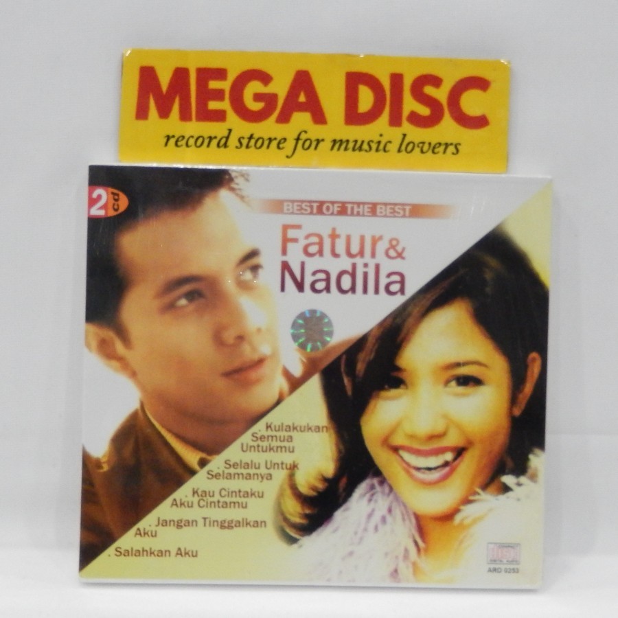 CD Fatur & Nadila - Best of the Best Album 2CD Audio Musik Indonesia