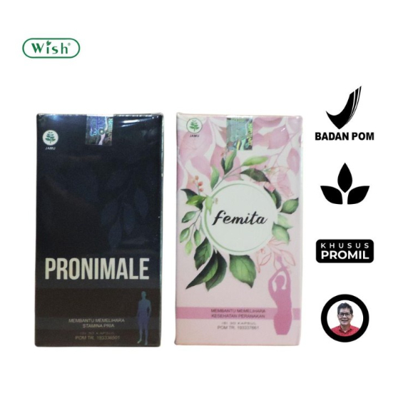 Paket Hemat Wish Pronimale dan femita - Paket Program Kehamilan Promil Dr Boyke