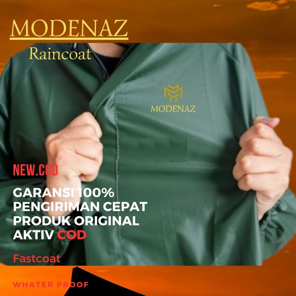 Jas Hujan Motor Pria Wanita Setelan Baju Celana ANTI REMBES By MODENAZ RAINCOAT Jas Hujan Pria Wanit