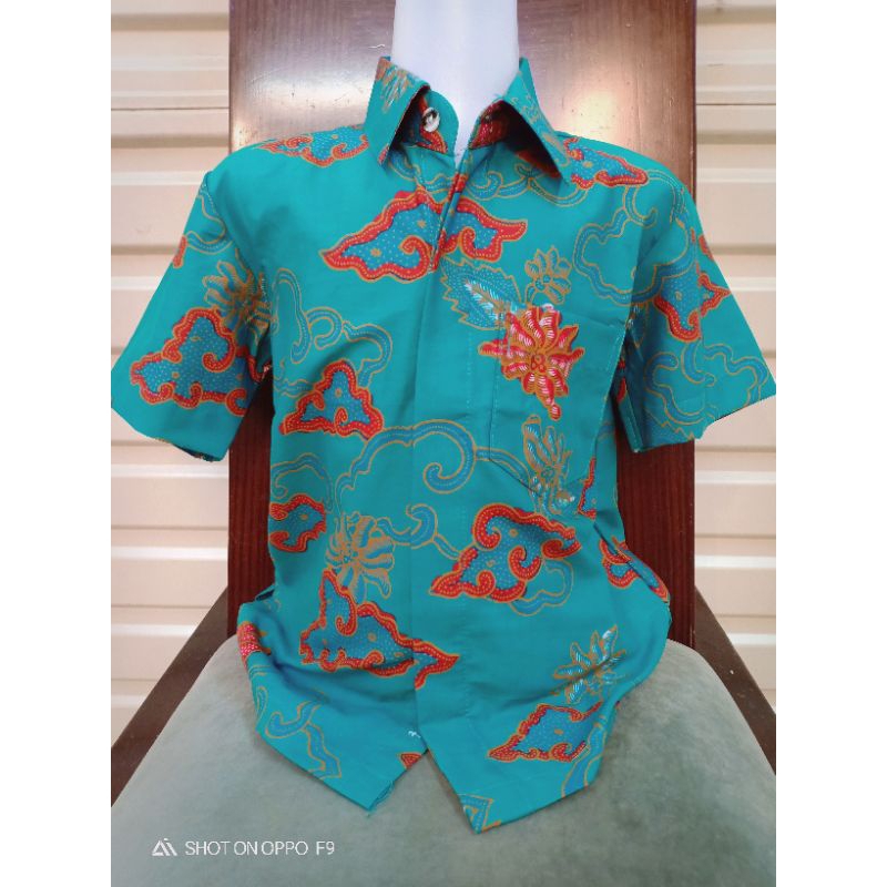 Toko bakul batik,kemeja batik anak lengan pendek