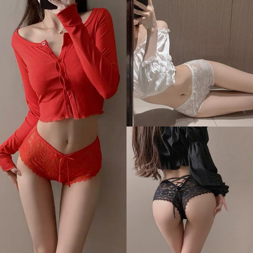 cd transparan Celana Dalam Wanita Sexy Low Waist Tali Pakaian dalam C2610