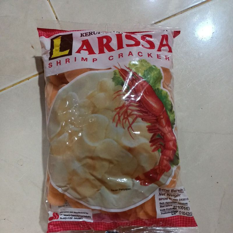 

Larissa kerupuk udang 500gr